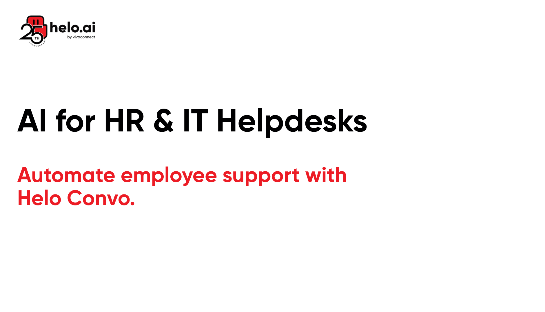 Conversational AI for HR